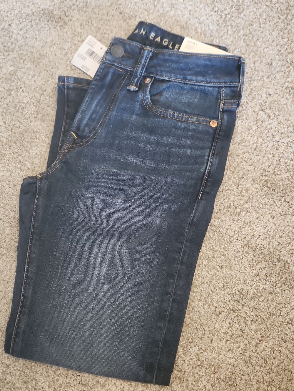 American Eagle Outfitters Men’s Dark Blue Slim Jeans